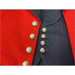 Royal Marines 2nd Lieutenant three-piece mess uniform, early 1950s, by Jones Chalk & Dawson Ltd 6 Sackville Street Piccadilly W; label dated 18.1.54 for 2nd Lieutenant R.E. Maitland