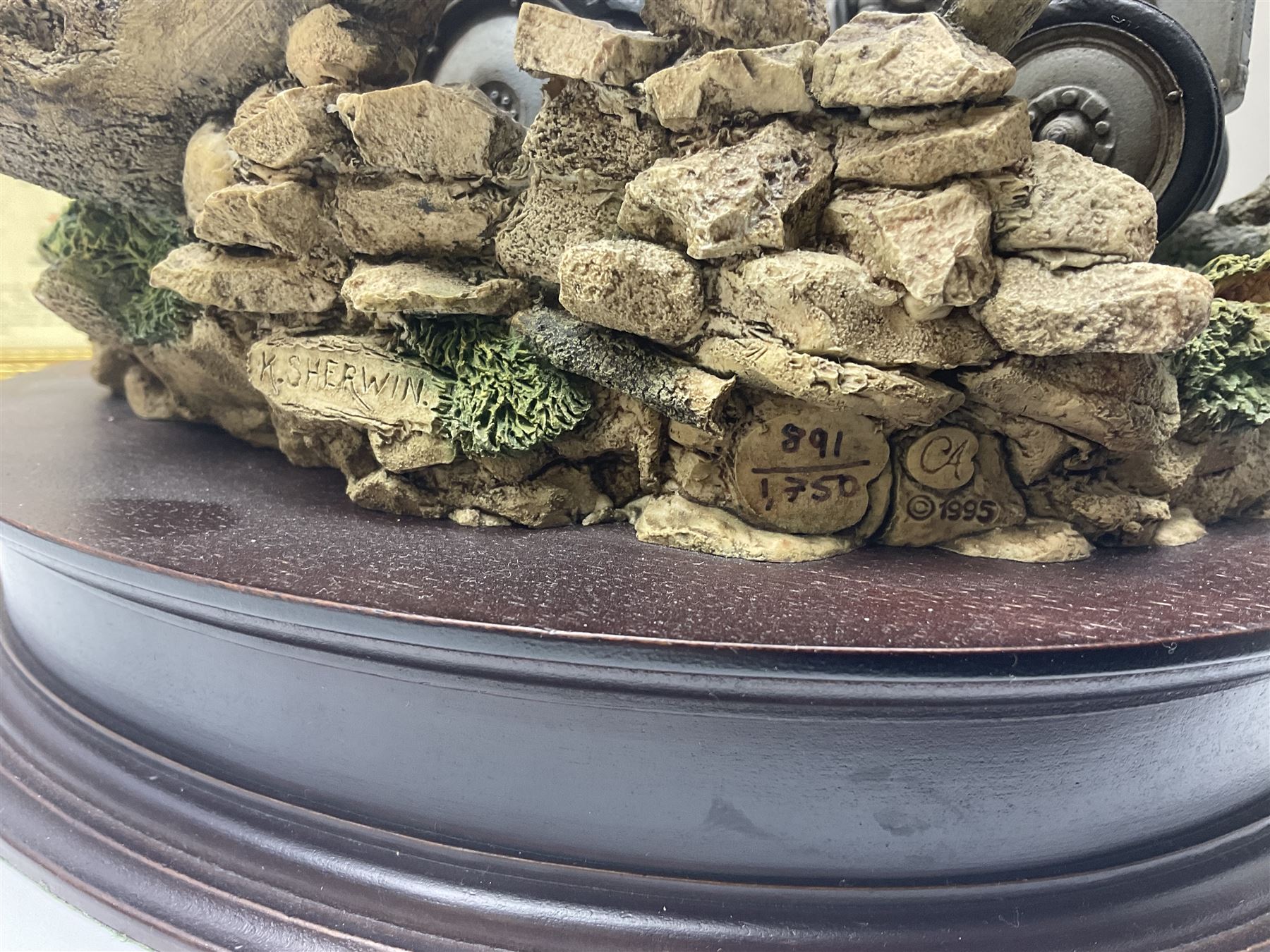 Two Country Artists figures, After the storm no CA831, limited edition 891/1750 and The Harvesters, limited edition 824/850, both with wooden base and certificates of authenticity