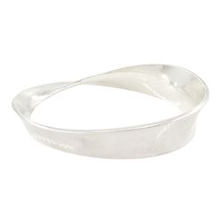 Georg Jensen silver Mobius bangle, No. 2