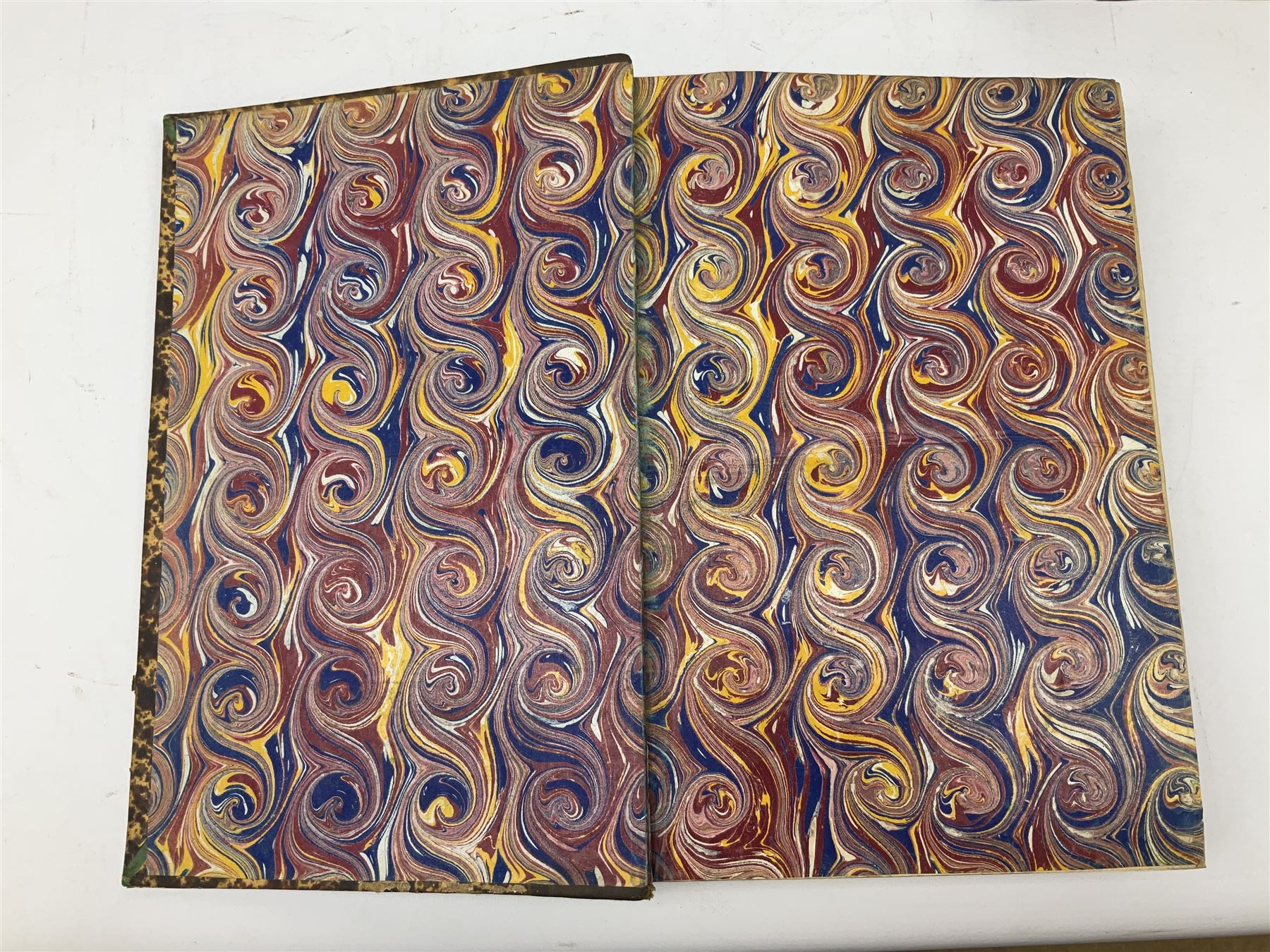 Ioanis Maldonati Sapharensis Societatis Jesu Theologi Commentarii In Quator Evangelistas .... Editio Postrema .... 1629 Paris Petri Billaine. Folio with later quarter leather binding; and Sacrorum Bibliorum Vulgatae Editionis Concordantiae Ad Recognitionem Iussu Sixti V. Pont. Max..... 1642 Antwerp. Folio quarter vellum with leather boards (2)