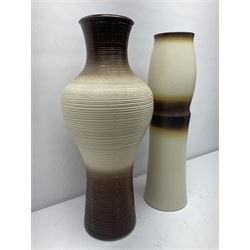 Ditmar Urbach Nora vase, together with another similar vase, Nora vase H64cm