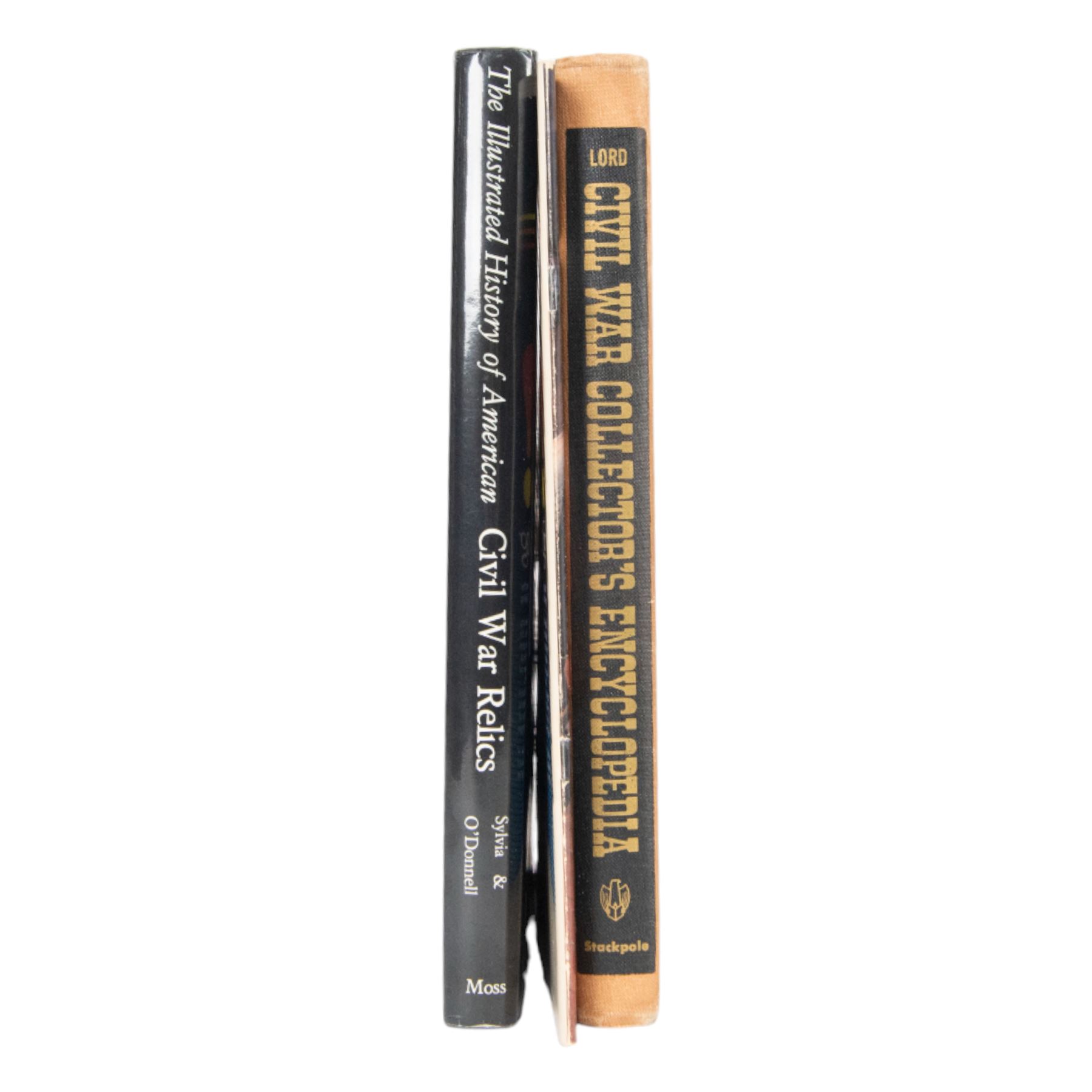 Three US Civil War Relic reference books, comprising North South Trader's Civil War Price Guide 4th edition, Francis Lord; Civil War Collector's Encyclopaedia and Stephen Sylvia and Michael O'Donnell; The Illustrated History of American Civil War Relics    