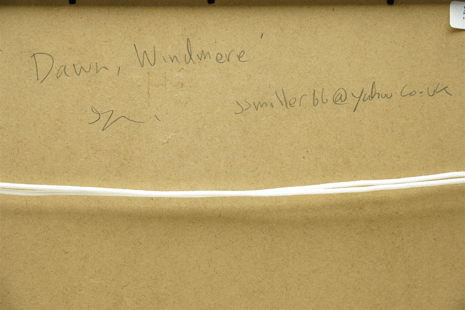 James Miller (British 1962-): 'Dawn Windemere', oil on canvas signed, titled verso 29cm x 39cm