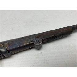 SHOTGUN CERTIFICATE REQUIRED - Belgian .410 folding single barrel hammer shotgun, with 75cm(29.5