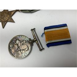 WW1 British War Medal awarded to 28885 Pte. A. Hey R. War. R.; WWI Victory Medal awarded to 7633 Pte. E. Edwards L'Pool R.; two WWII medals; Royal Navy Temperance Society Medal; Services Rendered badge No.B55177; and Home Guard lapel badge