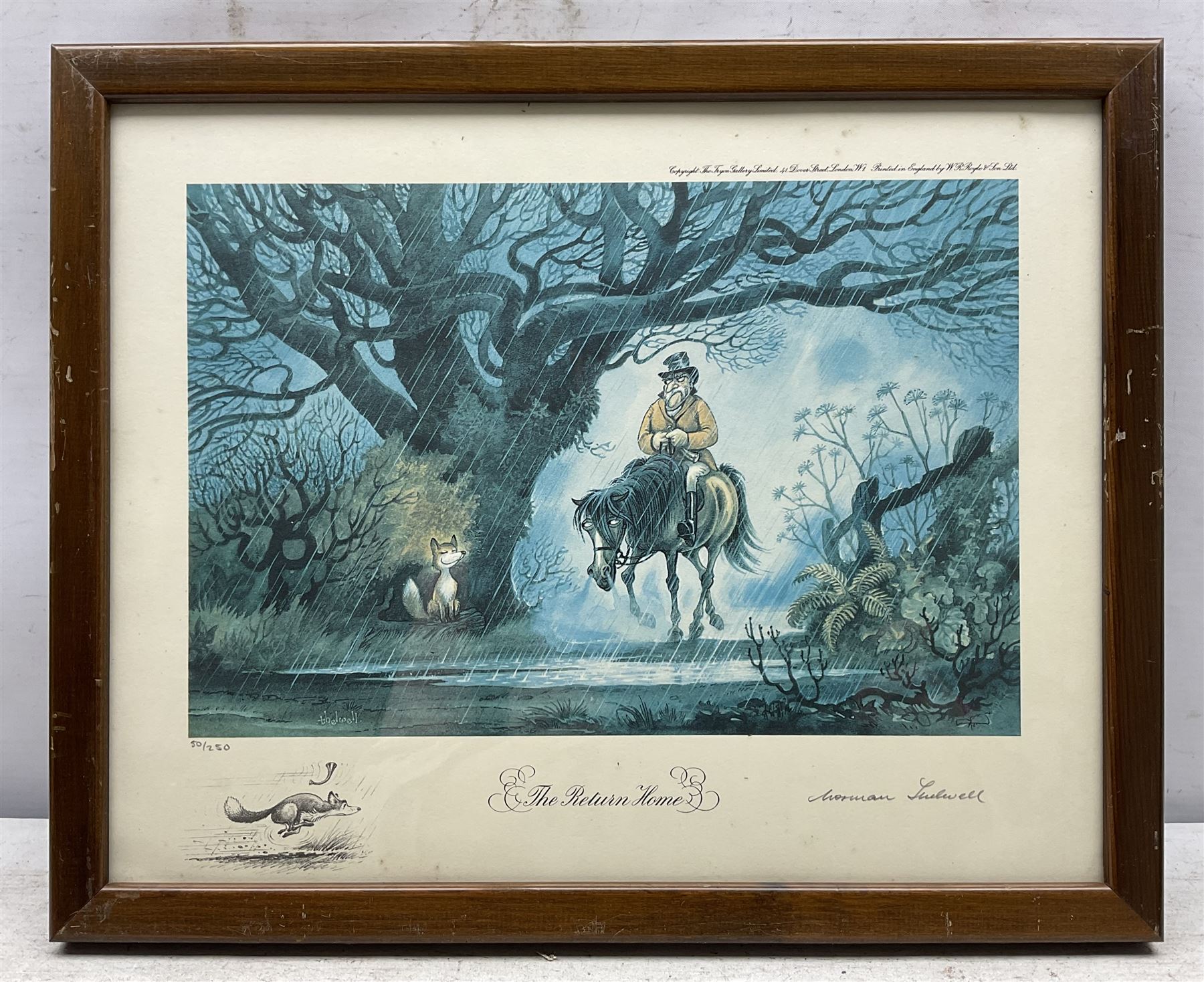 Norman Thelwell (British 1923-2004): The Hunt, set of six satirical limited edition prints each signed and numbered in pencil 28cm x 36cm (6)