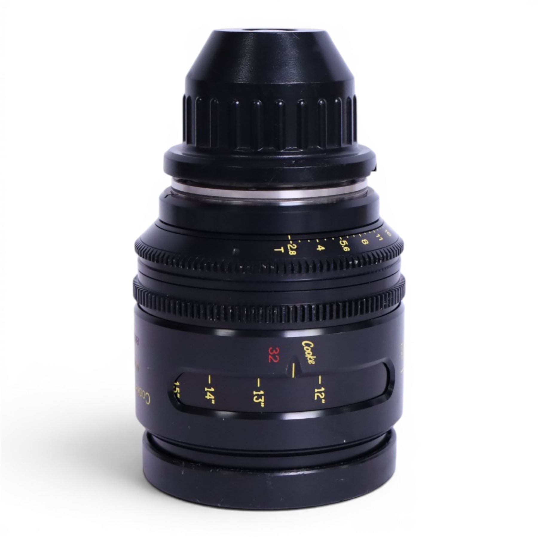 Cooke Mini S4/i 32mm T2.8 prime lens with PL mount, serial no. 8032-0714, with front and back lens caps
