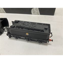 ‘00’ gauge - two kit built steam locomotive and tenders comprising Class 0395 Jumbos 0-6-0 no.30566 finished in BR black; Class C2X Large Vulcans 0-6-0 no.32434 finished in BR black; both with DJH Models boxes (2) 