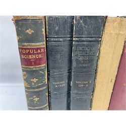 Bainville Jacques: Petite Histoire De France. 1928 with colour plates; A Dictionary of Electrical Engineering. 1910. Two volumes. Quarter leather; Cassell's .... Popular Science. 1904. Two volumes. Half leather; and Janet Pierre: Psychological Healing. 1925. Two volumes (7)