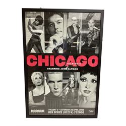 Large original theatre poster for Chicago: The Musical, from The Alhambra Bradford 2002, 149cm x 101cm