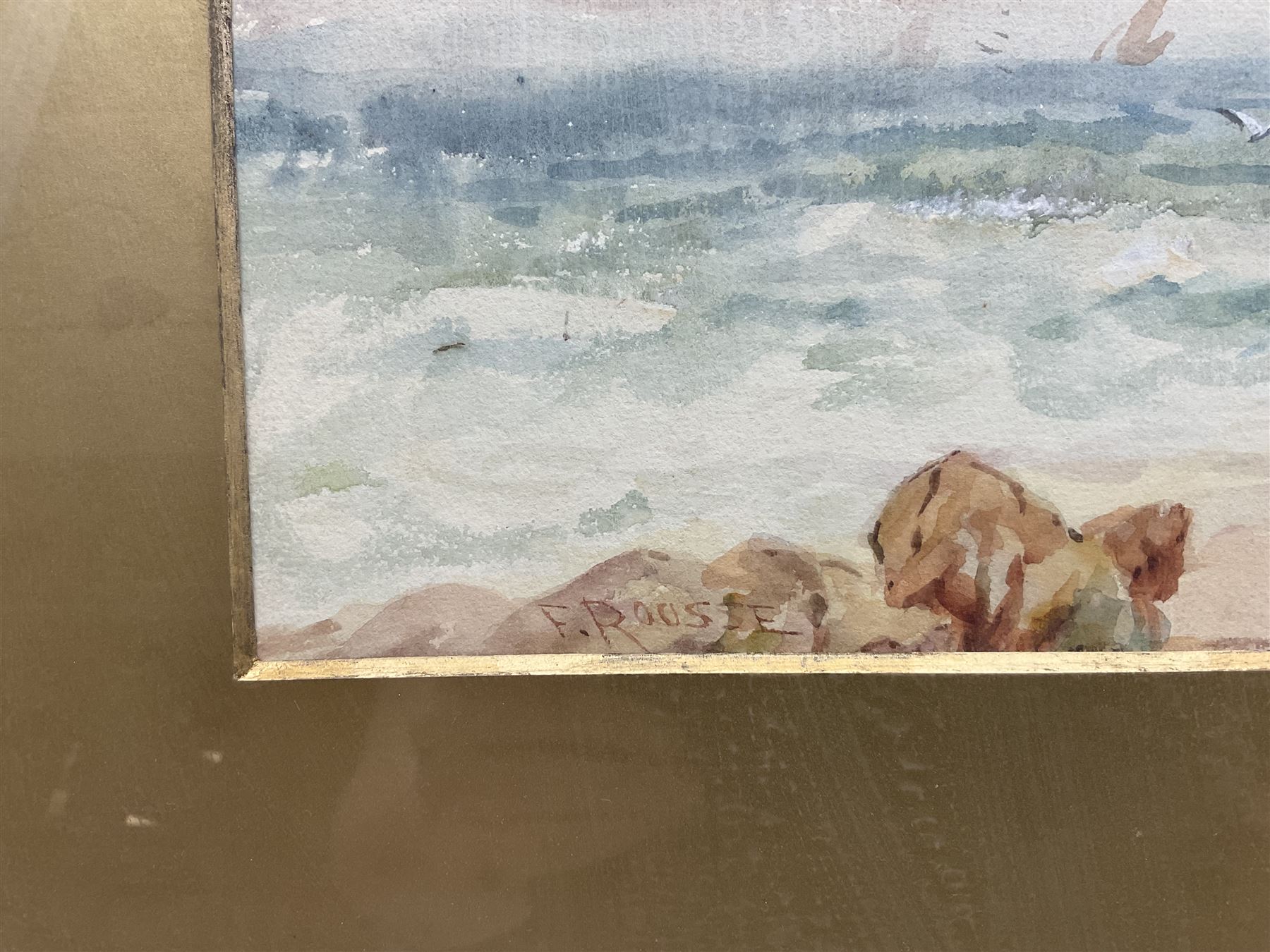Frank Rousse (British fl.1897-1917): Returning Home with the Catch, pair watercolours signed 29cm x 49cm (2)