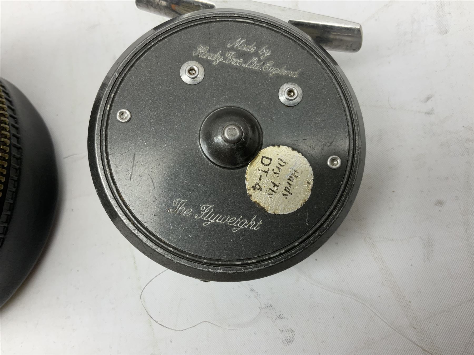 Hardy Bros Ltd 'The Flyweight' 2 1/2 inch alloy fly reel, housed in a Hardy Bros (Alnwick) Ltd case