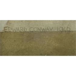 Harold Edward Conway (Staithes Group 1872-1949): Christmas Roses with Holly, watercolour signed and dated 1946, 34cm x 39cm
Provenance: Conway was a friend of the vendor's grandparents who lived in Burford, Oxfordshire, where the artist spent most of his life