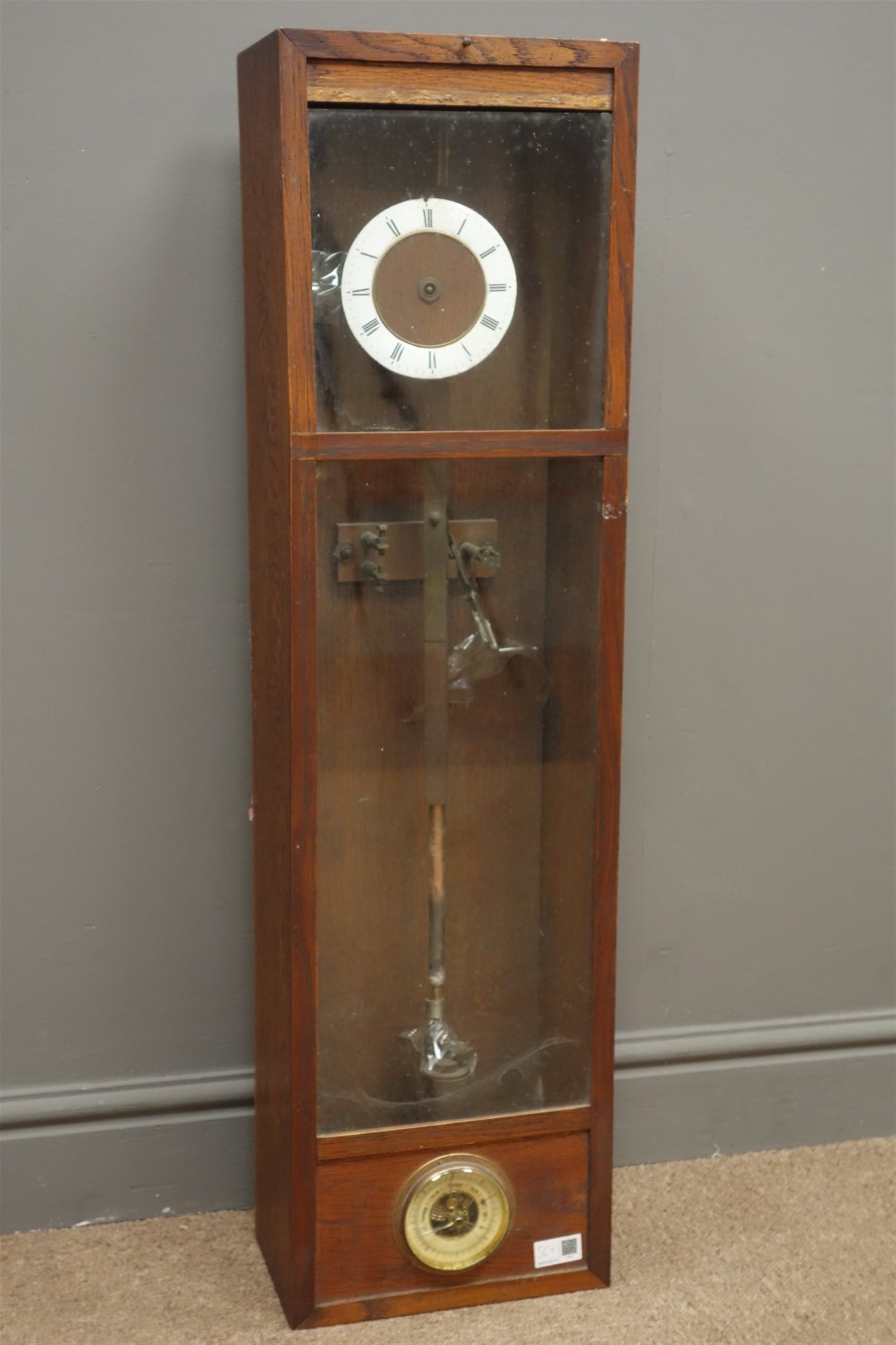 Edwardian mahogany cased mantel clock, dome top mantel clock with