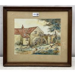 W Adams (Early 20th century): Troutsdale Mill Nr. Scarborough, pair watercolours signed and dated 1924, 22cm x 29cm (2)