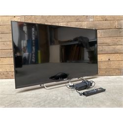 Sony KDL-42W829B Bravia television and remote control