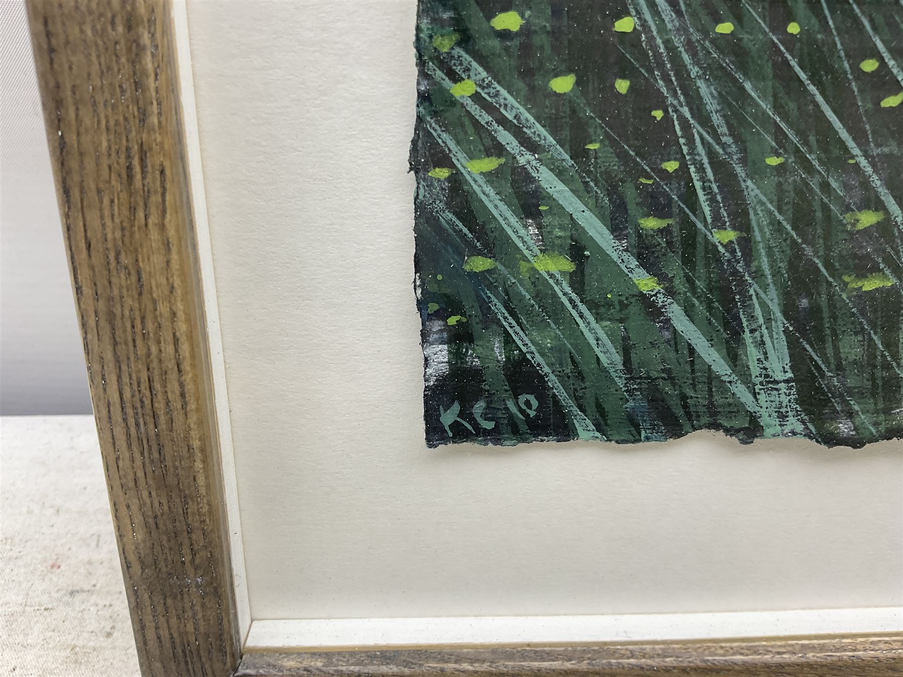 Kane Cunningham (British 1961-): 'Lake - Scampston Hall', watercolour signed with initials and dated '10, titled verso 28cm x 38cm