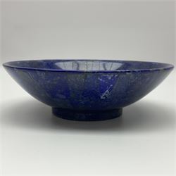 Lapis lazuli mosaic bowl, D15cm, H5cm
