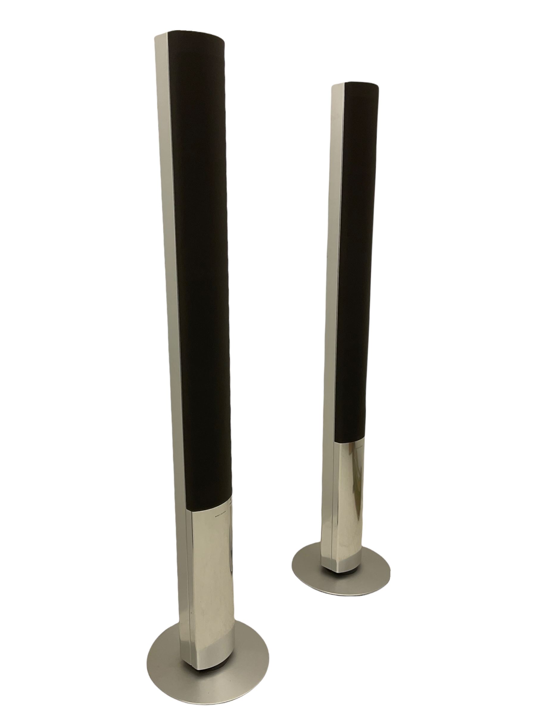 Pair of Bang & Olufsen Beolab 1 floor speakers, 40W, type 6842, serial 14622415/14632941