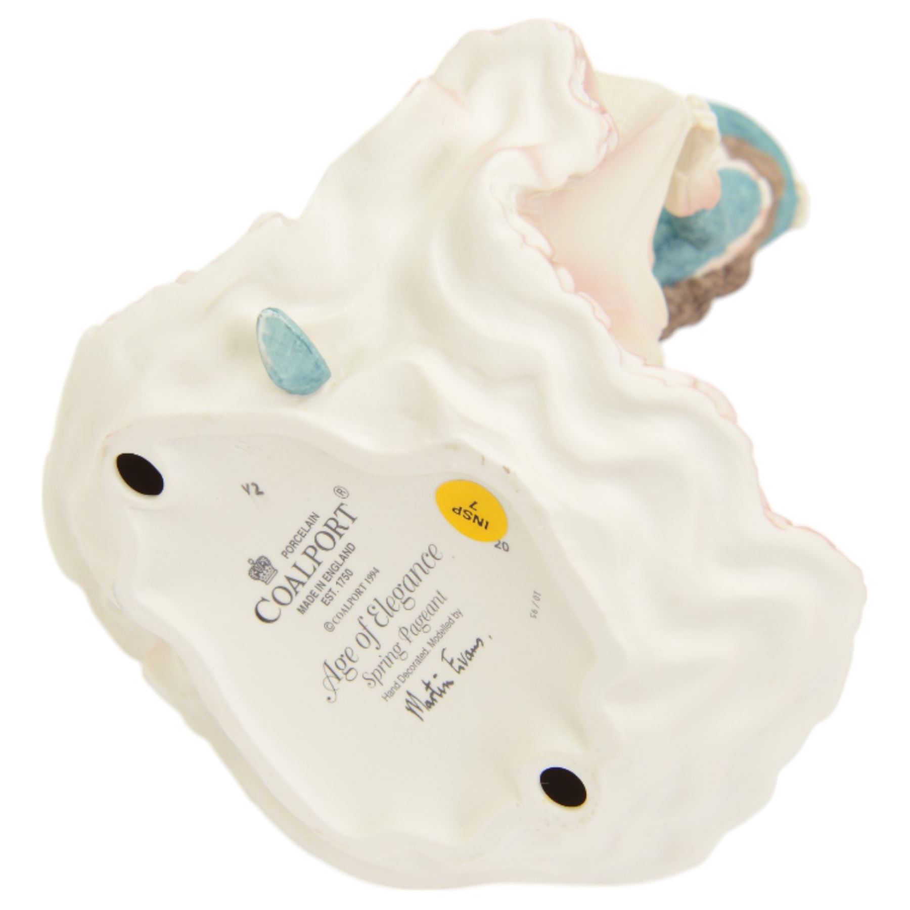 【COALPORT】The Age of Elegance 置物 Lot - COALPORT FIGURE, ON THE BALCONY AGE OF ELEGANCE WITH