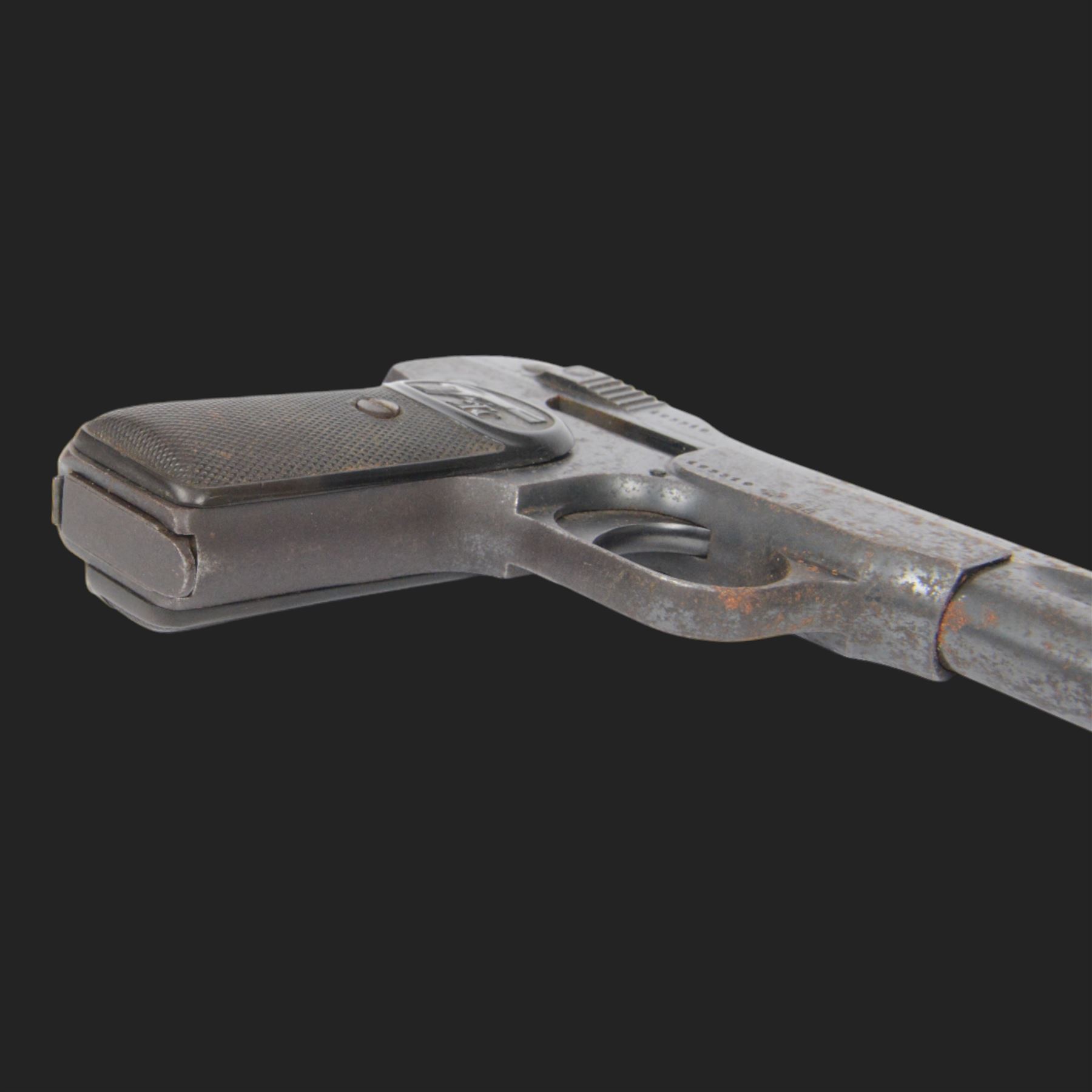 Deactivated FN Model semi-automatic pistol, barrel marked - Fabrique Nationale D'Armes Herstal - Liege (Browning-Patent), frame with FN Trademark and stamped Brevete SGDG. Serial no. 123319, Deactivation Certificate no. 166110 30/11/2021