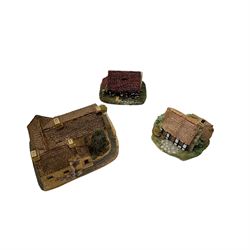 Twenty three Lilliput Lane Regional Collection models, including Bronte Parsonage 1985, Applejack Cottage 1994, Briary 1989 (version 2), Lapworth Lock 1991, etc, all boxed with deeds