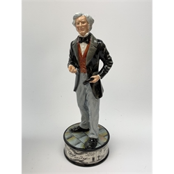A limited edition Royal Doulton figurine, Michael Faraday HN5196, number 45/350, with box and certificate. 
