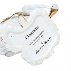 Royal Worcester Music of the Nile, together with Coalport Cleopatra, Wedgwood Tutankhamun and two Danbury Mint 