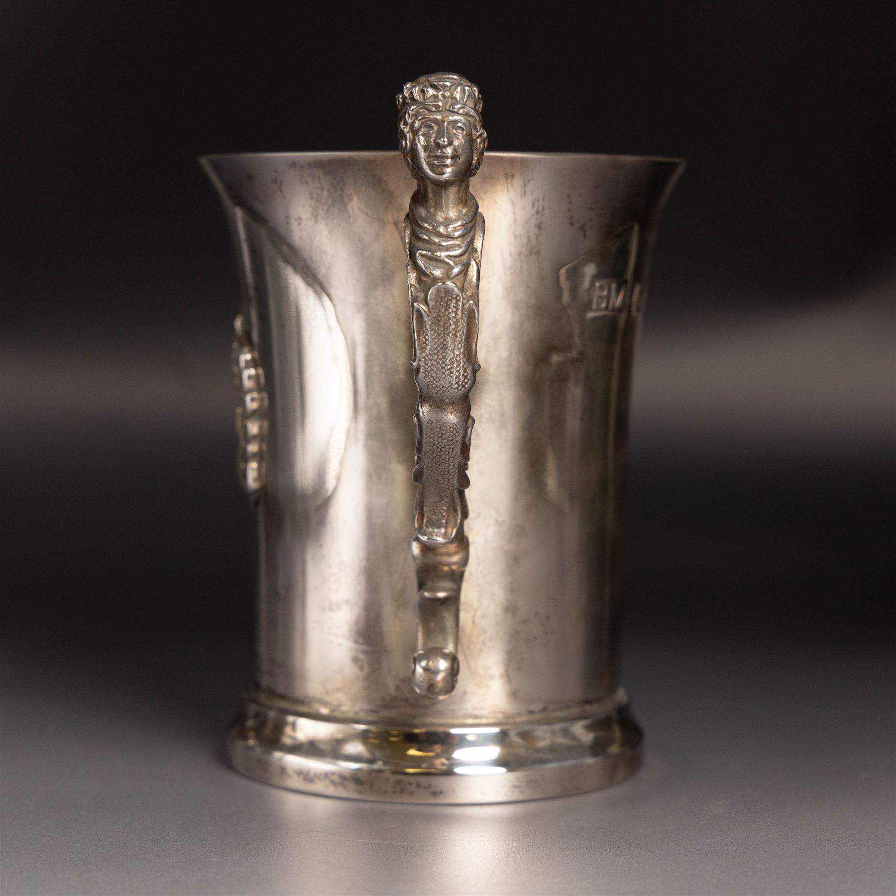 Limited edition commemorative silver tankard, created by The Birmingham Mint to commemorate the Silver Jubilee of Queen Elizabeth II, hallmarked Birmingham Mint, Sheffield 1977, with box and certificate of authenticity