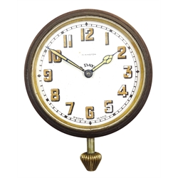  Early 20th century Elkington 8 days dashboard clock  