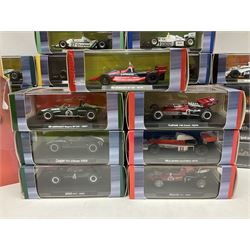 Thirty-one Atlas Editions Grand Prix Legends of Formula 1 series die-cast models, all boxed with booklets (31)