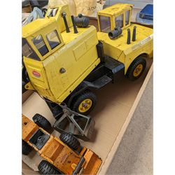 Tonka Mighty Claw Crane, together with another Tonka Loader, and a collection of loose lego