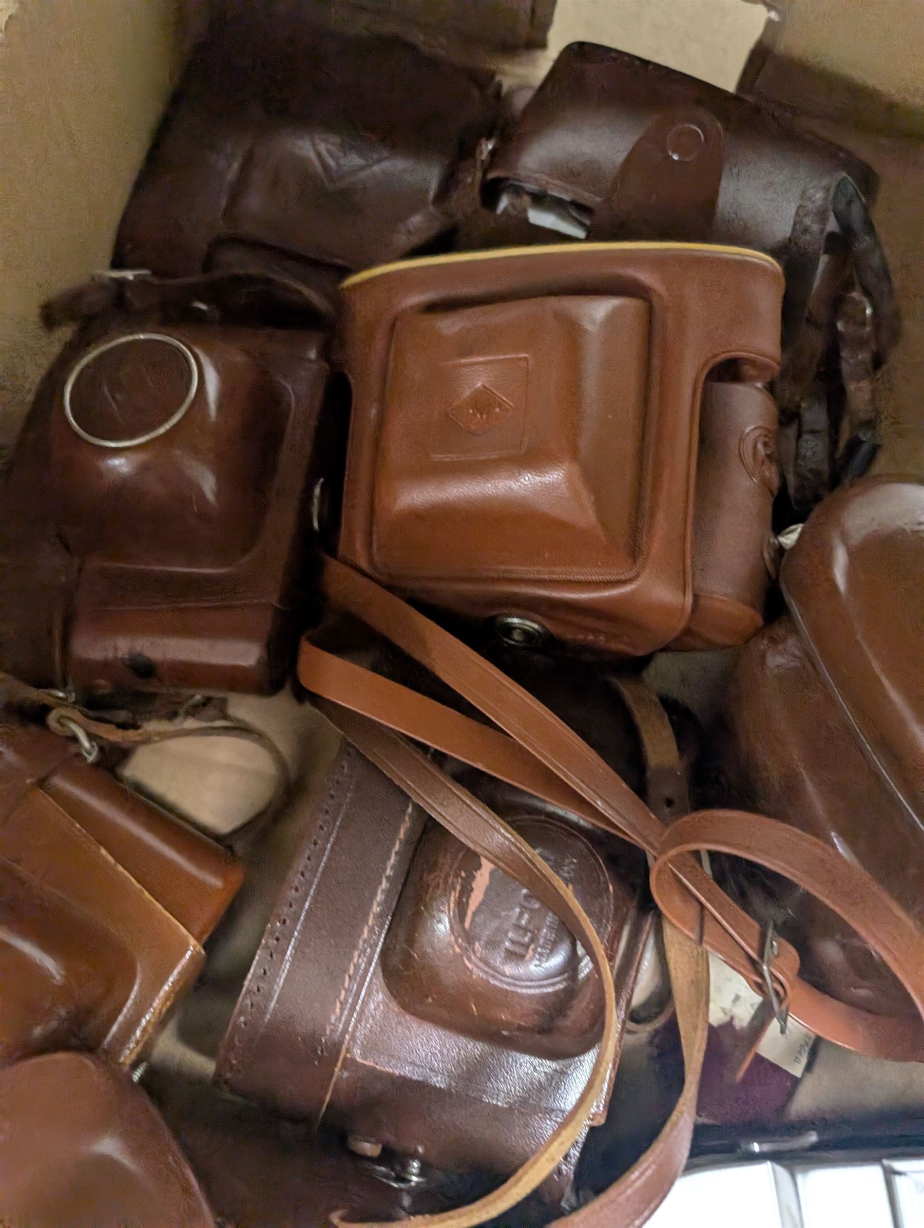 Eleven film cameras, comprising Afga, Halina and Ilford examples, including Halina 35X, Halina Paulette Electric, Ilford Sportsman, etc