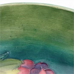 Moorcroft bowl, in Leaf and Berry pattern, with painted and impressed marks beneath, H7cm, D16cm