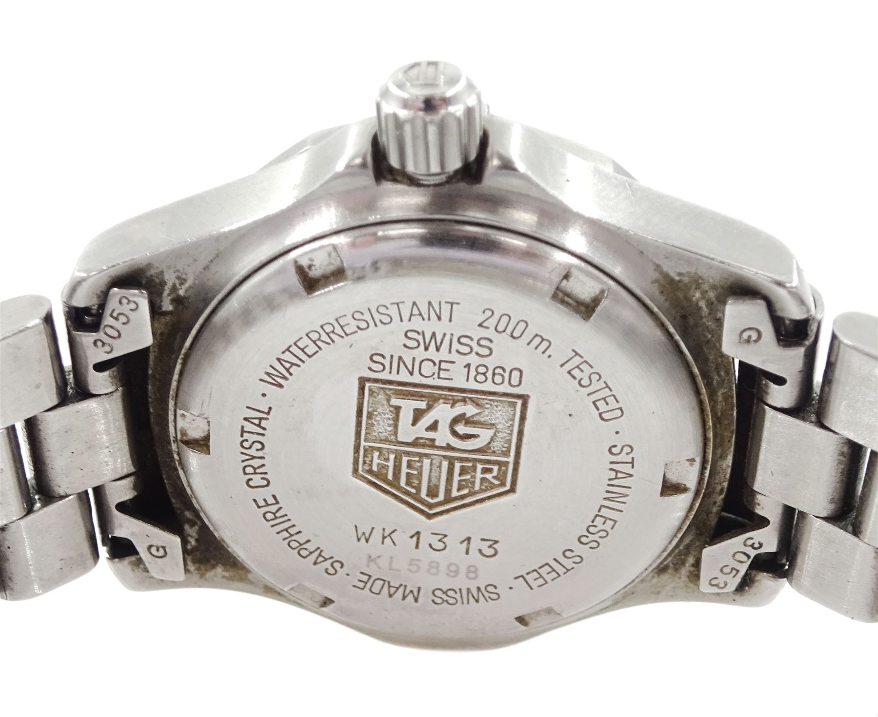 TAG Heuer Alter Ego ladies stainless steel quartz wristwatch, Ref. WP1411 and one other Tag Heuer ladies stainless steel quartz wristwatch, Ref WK1313, both on integrated stainless steel bracelets