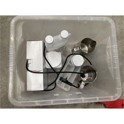 Jura GIGA X3 commercial coffee machine, Dualit Milk Frother and a Milk cooling cabinet, with other accessories