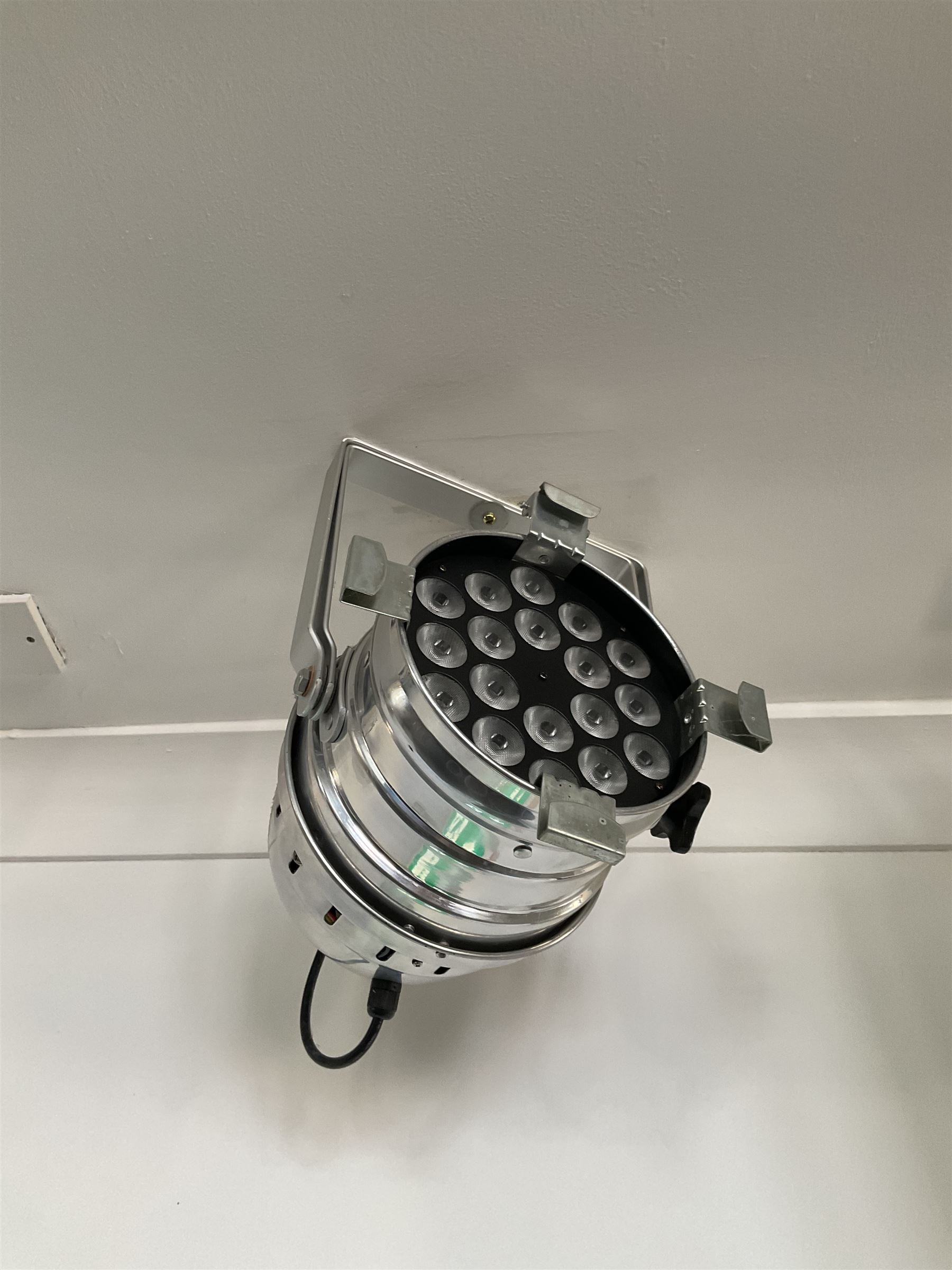 Disco equipment - Four Peavey Impulse 1012 2000W speakers, two Polaris disco lights, two stainless disco lights, laser light and disco ball- LOT SUBJECT TO VAT ON THE HAMMER PRICE - To be collected by appointment from The Ambassador Hotel, 36-38 Esplanade, Scarborough YO11 2AY. ALL GOODS MUST BE REMOVED BY WEDNESDAY 15TH JUNE.