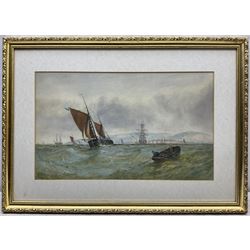 Studio of William Callow RWS (British 1812-1908): 'Fresh Breeze off Sidmouth', watercolour signed and titled 29cm x 48cm 
Provenance: private collection, purchased Dee, Atkinson & Harrison 19th November 1999 Lot 621