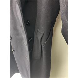 WW2 French Naval Officer's greatcoat; bears label 'Hirsch Tyler Company Uniforms 10th & Berks Sts Philadelphia Penna.'