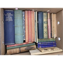 Collection of books, to include British Birds by F.B Kirkman and F.C.R Jourdain, five volumes of Time Life The Seafarers, books on embroidery etc, in four boxes 