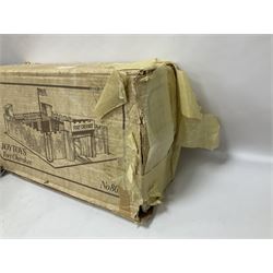 Two c.1960s ‘Fort Cherokee’ wooden forts comprising Cherilea and Joytoys in original box, largest W60cm D40cm H18cm (2) 