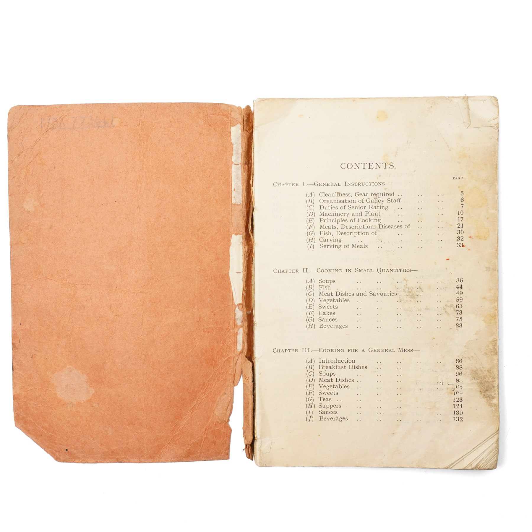 WWII photo album of Malta containing original photographs with annotations, including Battle ships, harbours, soldiers and buildings, together with Manual of Naval Cookery 1945 Naval book