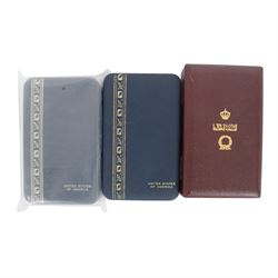 Collection of fifteen worldwide award/medal empty boxes and cases, including examples from USA, Germany, Japan, Greece, Belgium, N.Korean etc
