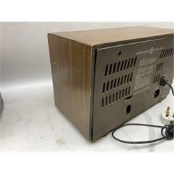 1950s Telefunken Deutschland TFK Model 2663WK radio in mahogany case with Bakelite knobs, Rees Mace Marine walnut cased radio, W50cm H34cm D26cm, together with 1955 Kolster-Brandes KB LR10FM radio and Hacker Mayflower II radio (4)