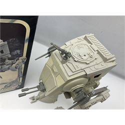 Star Wars - Return of the Jedi Scout Walker Vehicle, Speeder Bike Vehicle and Vehicle Maintenance Energiser; together with The Empire Strikes Back Cap-2 Captivator and MTV-7 Multi-Terrain vehicle; and Waddingtons 1977 Star Wars Entering the City jig-saw puzzle; all boxed (6)