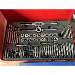Tap and die set in case and thread repair set in case - THIS LOT IS TO BE COLLECTED BY APPOINTMENT FROM DUGGLEBY STORAGE, GREAT HILL, EASTFIELD, SCARBOROUGH, YO11 3TX