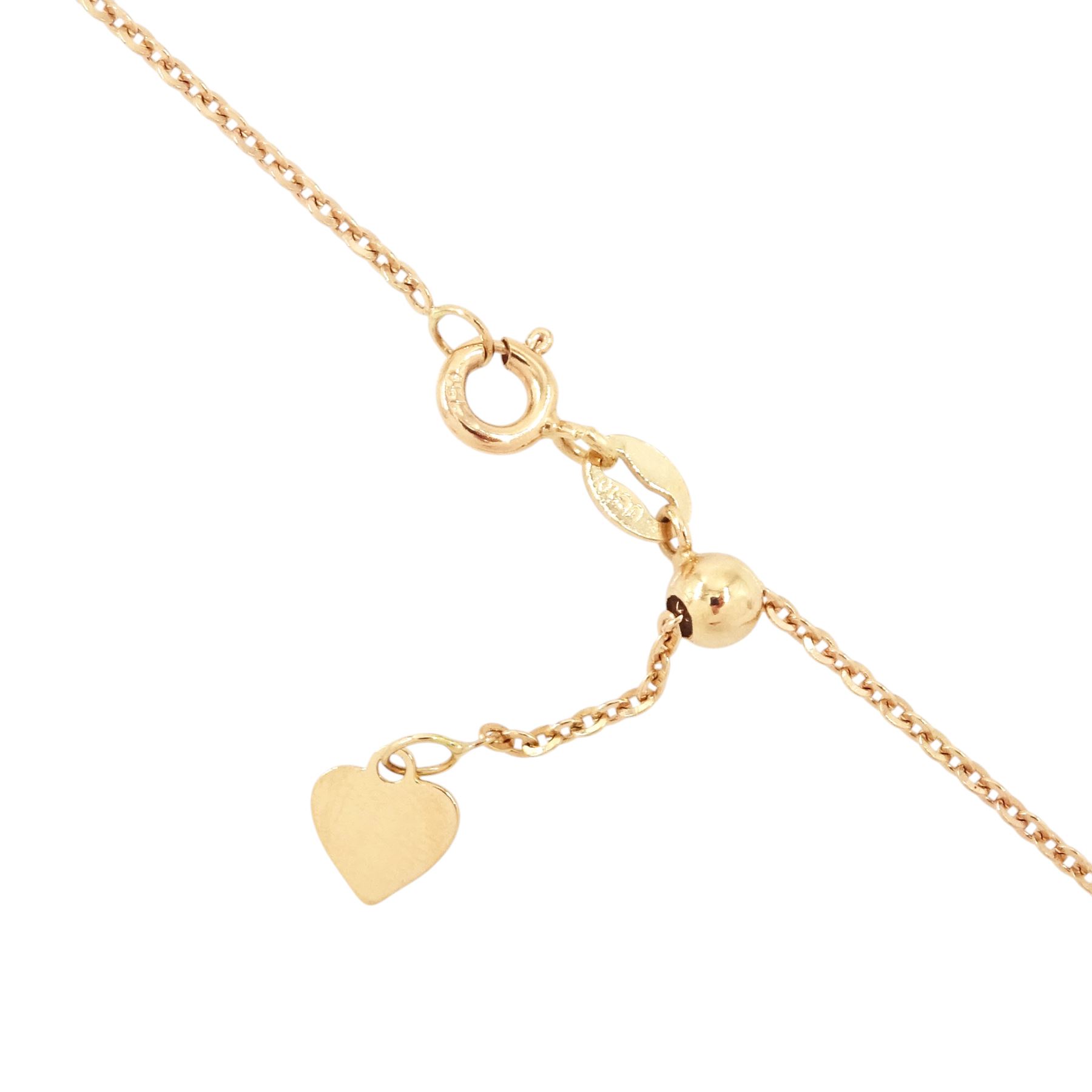 18ct rose gold pink tourmaline and diamond pendant necklace, oval cut tourmaline of 15.41 carat, surrounded by round brilliant cut diamonds, to a trace link chain necklace set with four diamonds, stamped 750, total diamond weight 1.22 carat, with World Gemological Institute report