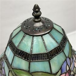 Tiffany style lamp, H52cm