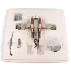 Code 3 Collectibles Star Wars Republic Gunship 1:80 scale diecast replica, on display plinth with acrylic case, boxed, case H26cm, W40cm