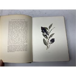 Maxwell, Herbert; 'British Fresh-Water Fish', Afalo, F.G; 'British Salt Water Fish', Hulme, F. Edward: 'Wild Fruits of the countryside' Boulger, G.S; Familiar Trees, two volumes, all with coloured plates, together with three other books